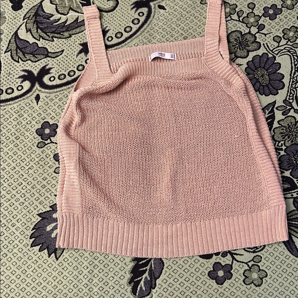 Asics Beige Knit Top